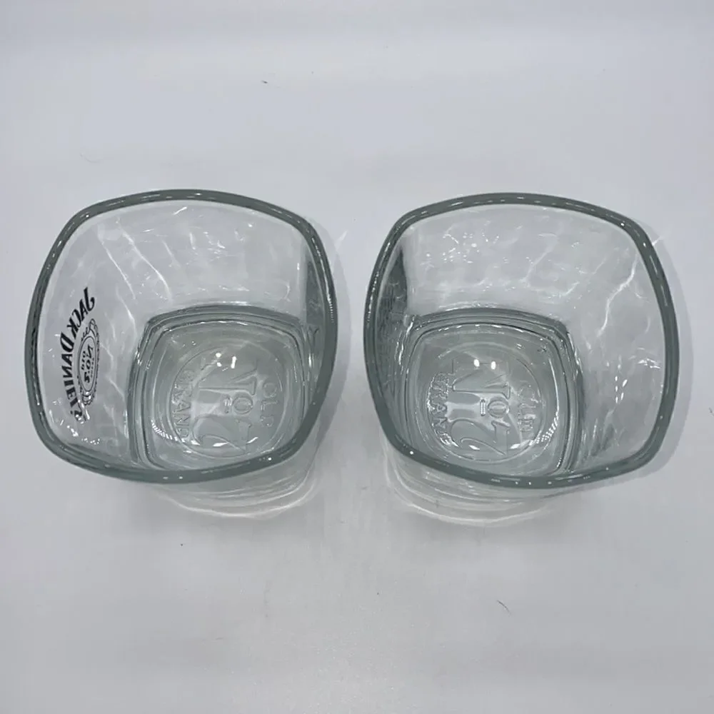 Jack Daniels Glass Whiskey Glasses Set of 2
